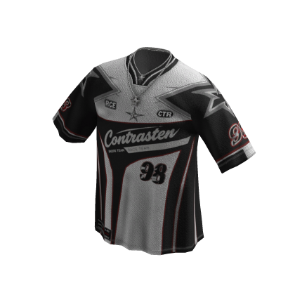 98 Color Block Racing Jersey (White)
