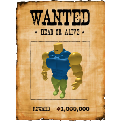 wanted poster Roblox decal