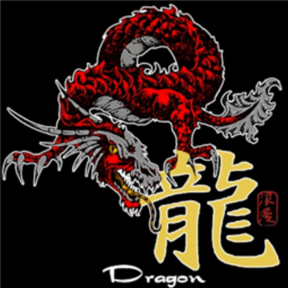 RED JAPANESE DRAGON!!! Roblox decal