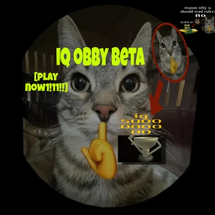 iq obby beta Roblox group icon