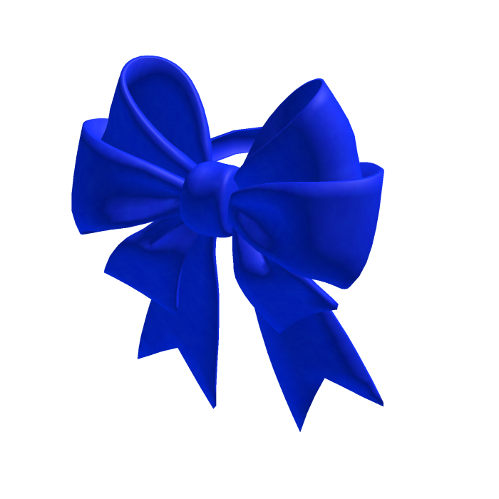 Blue Ribbon Bow (for Korblox)