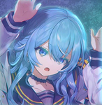 Blue puppy I hope we can be friends and I hope you
