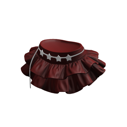 Skirt Red Leather Chic Layered Ruffle Mini Short thumbnail