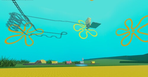 Cart Ride Into SpongeBoy