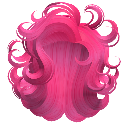 70s windy farm blowout hairstyle in hot pink Roblox item