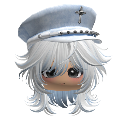 Short Wolfcut w/ Y2K Hat & Chibi Face