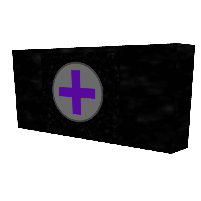(DvN) Purple Medic Cross Right Armband