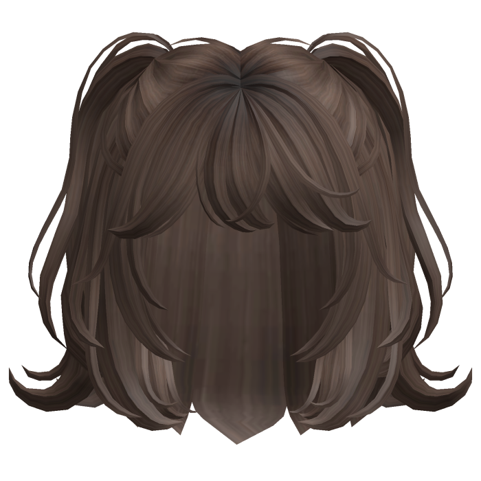 Cute Half up Half Down Pigtails(Brown)
