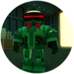 You met the creator! Roblox badge thumbnail