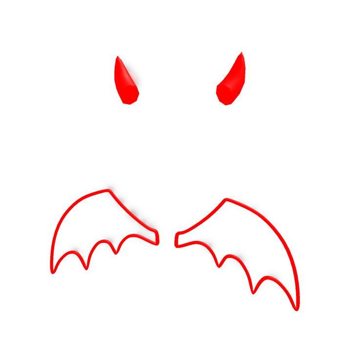 Emissive Evil Wings