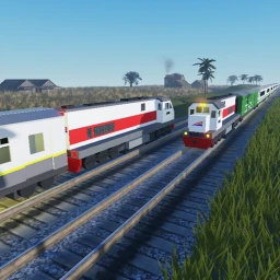 Kereta api Indonesia [Mini Map] icon