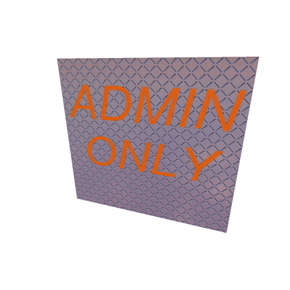 Pushback Admin Door