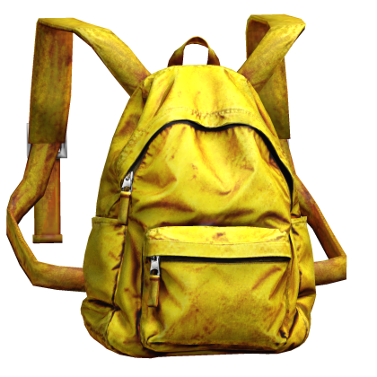 Grunge Emo Yellow Backpack