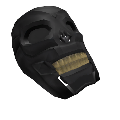 Raised Tactical Skeleton Mask (Gold Grill) Roblox item