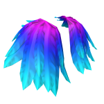 Angelic Feathered Shoulder Split Adornment Magic