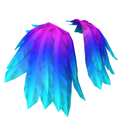 Angelic Feathered Shoulder Split Adornment Magic thumbnail