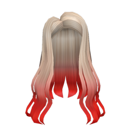 Sorority Girl Hair in Blonde to Red Roblox decal