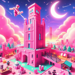 Pink tower