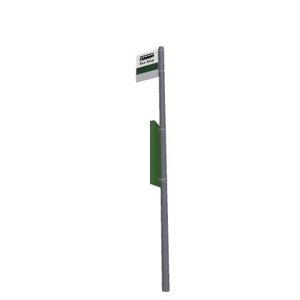 Bus Stop Pole 
