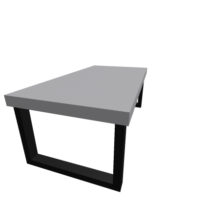 Modern white table
