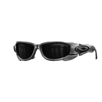 Chrome Cyber Y2K Racer Shades