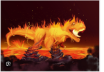 Flame and Dino