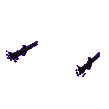 Purple Cartoony Glowing Swords Holdable thumbnail
