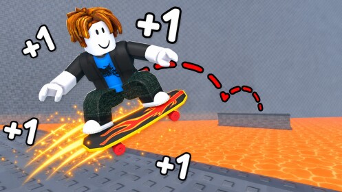 🛹 +1 การหลบหนีด้วยการกระโดดสเก็ตบอร์ด!

