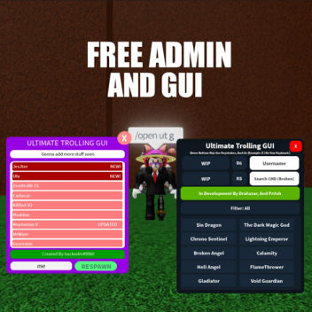 [back] Free admin and gui