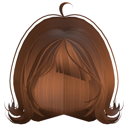 short wavy wispy doll hair with bangs (ginger) Roblox item