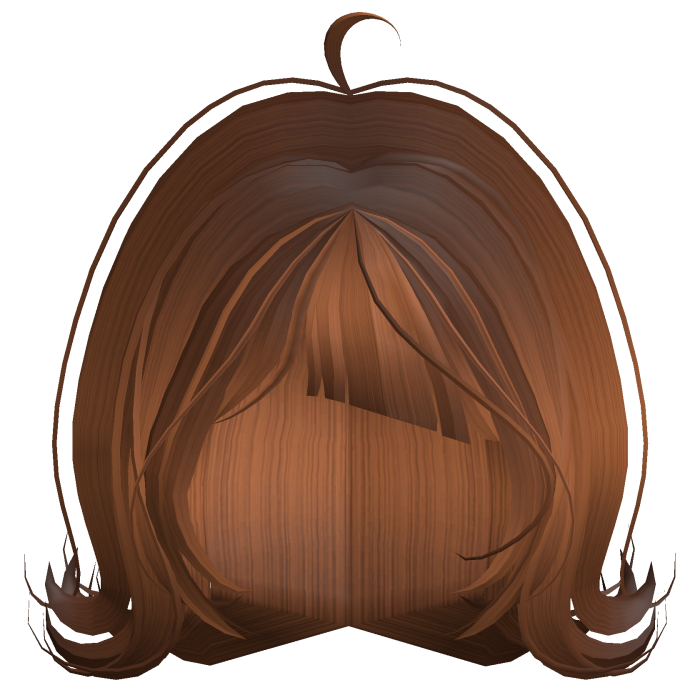 short wavy wispy doll hair with bangs (ginger)