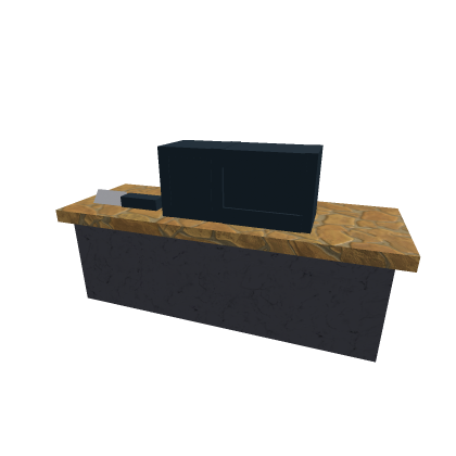 Kitchen Counter w/ oven and knife