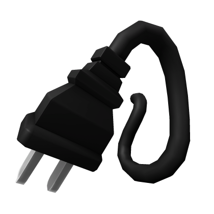 Power Plug Tail - Black