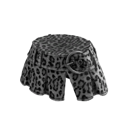 snow leopard skirt