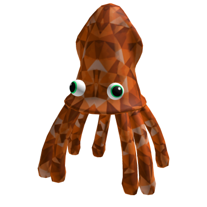 Orange Sparkle Squid