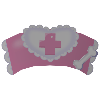 ✚ : pink nurse hat Roblox item