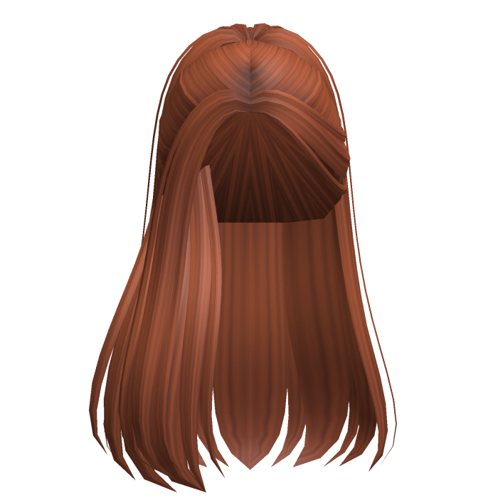 Elegant Model Side Part Ponytail (Ginger)