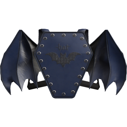 Bat Gothic Alt Wing Casket Backpack Blue