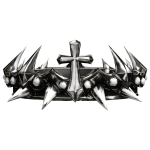 (In Group Store) Cross of Eternal Snow Thorn Crown