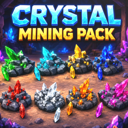 Crystal Mining Pack Made By Zelgraz