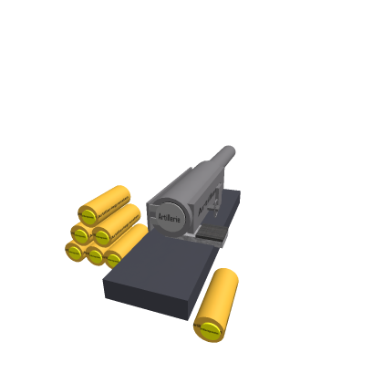 closed artillery cannon