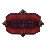 The Silk Baron - Member card