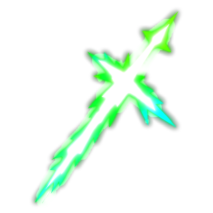 [Emissive] Green Excalibur Lightning Sword ⚡ Roblox item