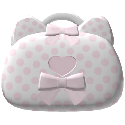 ♡: FREE : pink polka dot kitty bag thumbnail