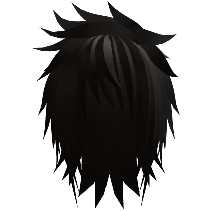 Dark Brown Long Spiky Messy Rockstar Emo Hair Roblox item