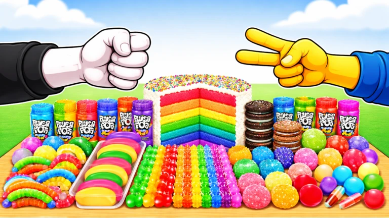 Rock Paper Scissors, Eat!