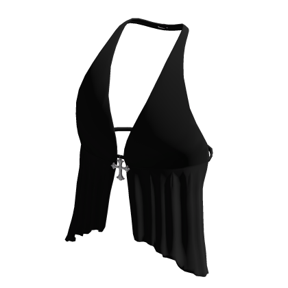 Black Halter Top