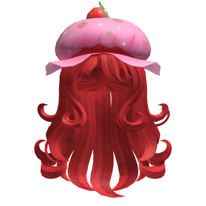 🍓 Strawberry Shortcake Red Curly Hair