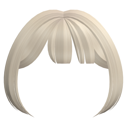 Blonde Side Parted Bangs Roblox item