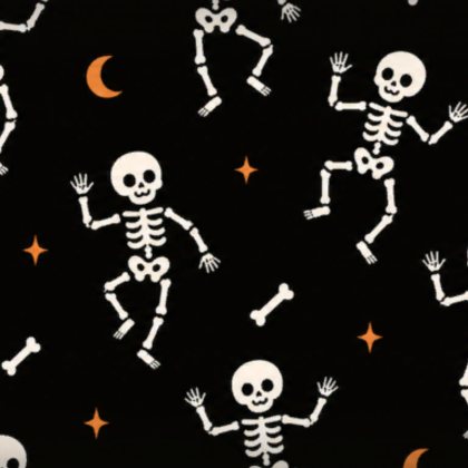Cute Spooky Skeleton Halloween Goth Emo Background